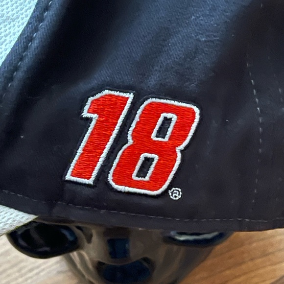 Kyle Busch Interstate Batteries NASCAR Adjustable Hat #18 Green - Picture 7 of 13